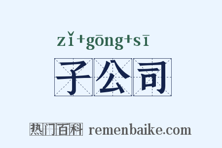 子公司是什么意思的图片